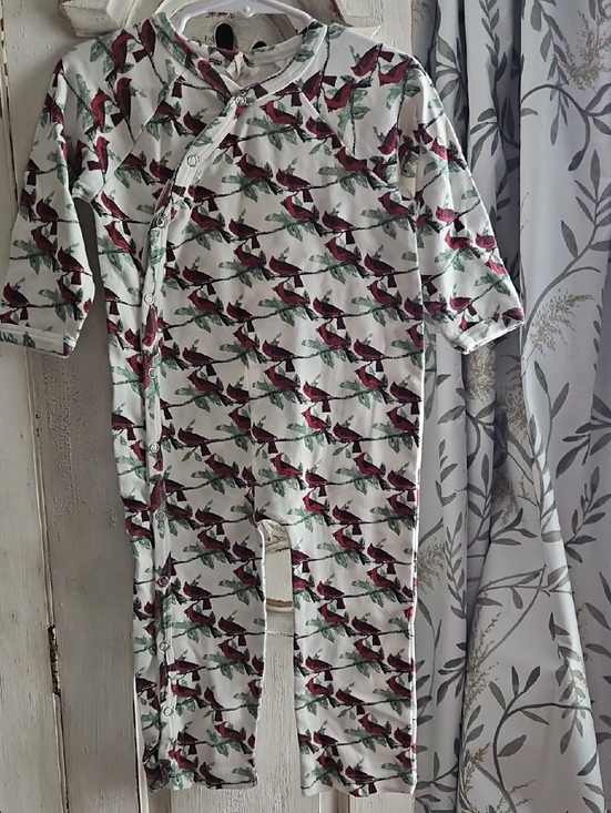 kate quinn Other - Kate Quinn Cotton Cardinal Print One Piece Romper 18-24 Months